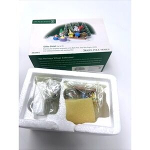 Dept 56 Glitter Detail North Pole Series 2001 Elf  Ornaments 56.56812
